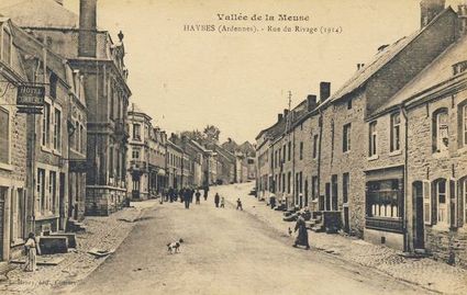 Haybes rue du rivage 1914