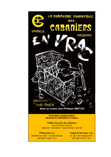 Cafe theatre en vrac