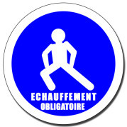 Attention : un échauffement obligatoire avant de pratiquez une activité physique pour ne pas se blesser 