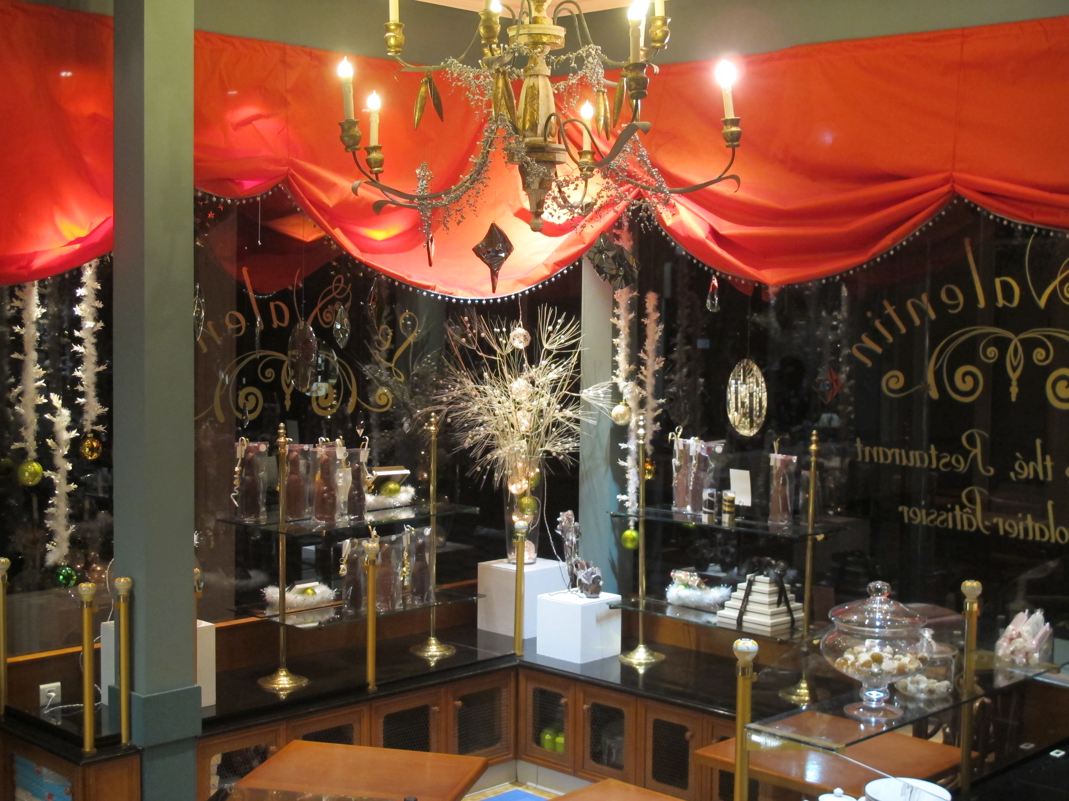 Décoration évènementielle Noël - salon de thé-Le Valentin