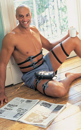 vous pourrez faire votre séance d'électrostimulation confortablement assis en lisant votre magazine où votre journal par exemple 