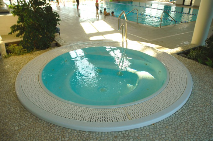 exemple d'un jacuzzi enterré