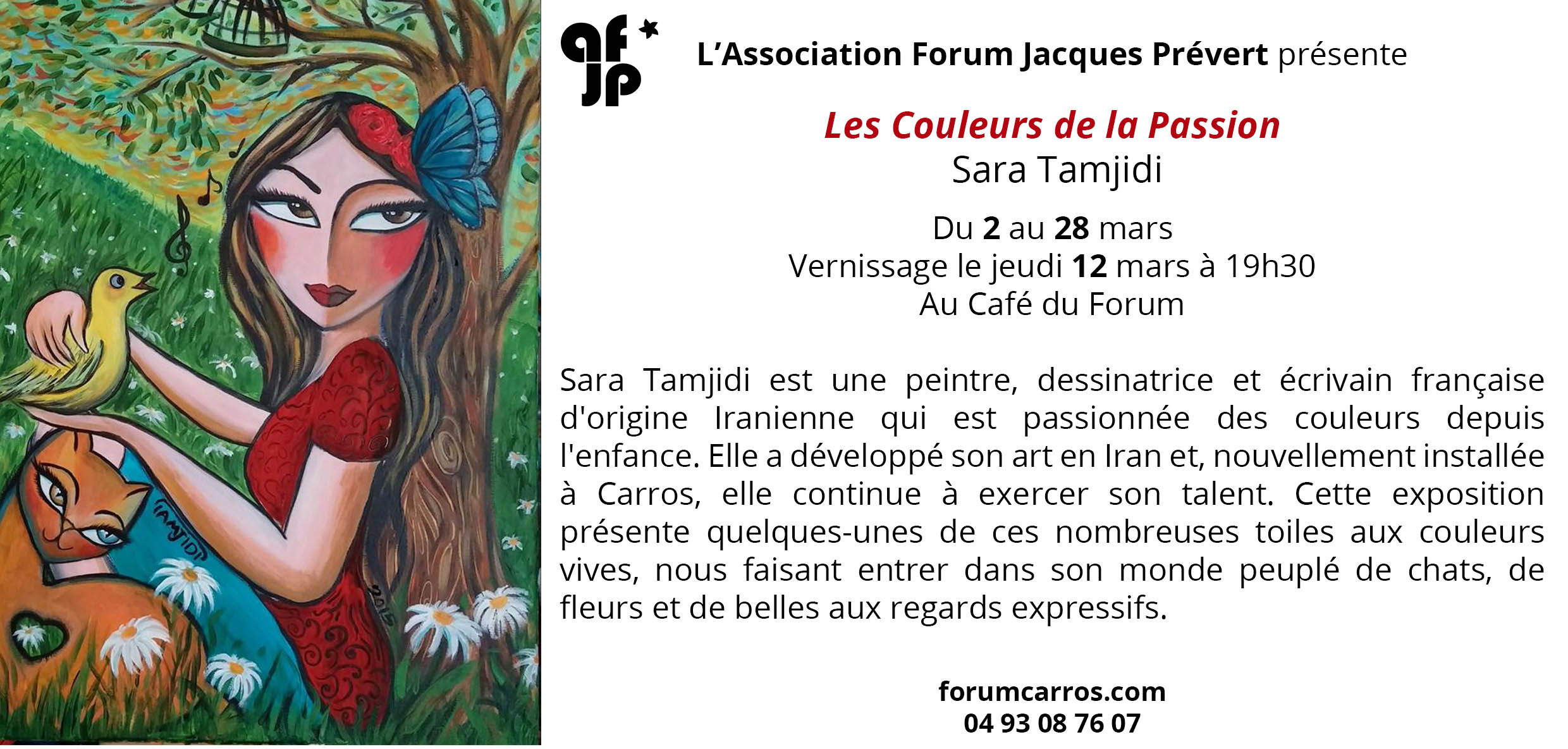 Petite biographie de Sara Tamjidi 