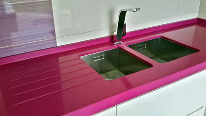 Double vasque sous plan