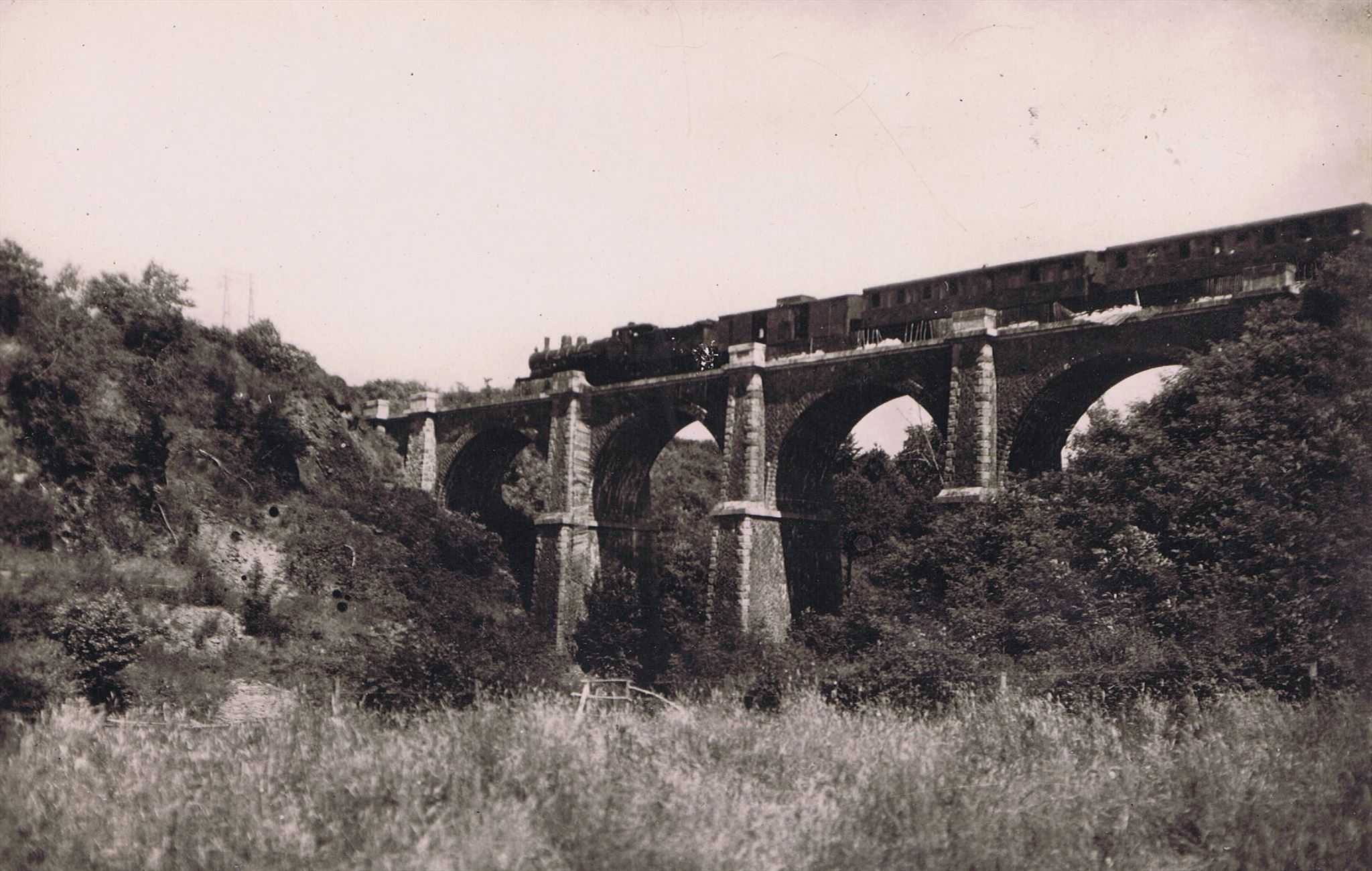 Viaduc ligne caen laval en mayenne