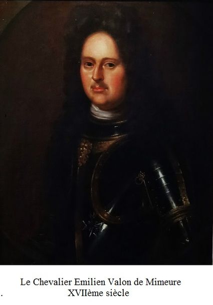 Portrait antique chevalier noblesse 