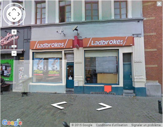 Ladbrokes Place du jeu de balle Bruxelles