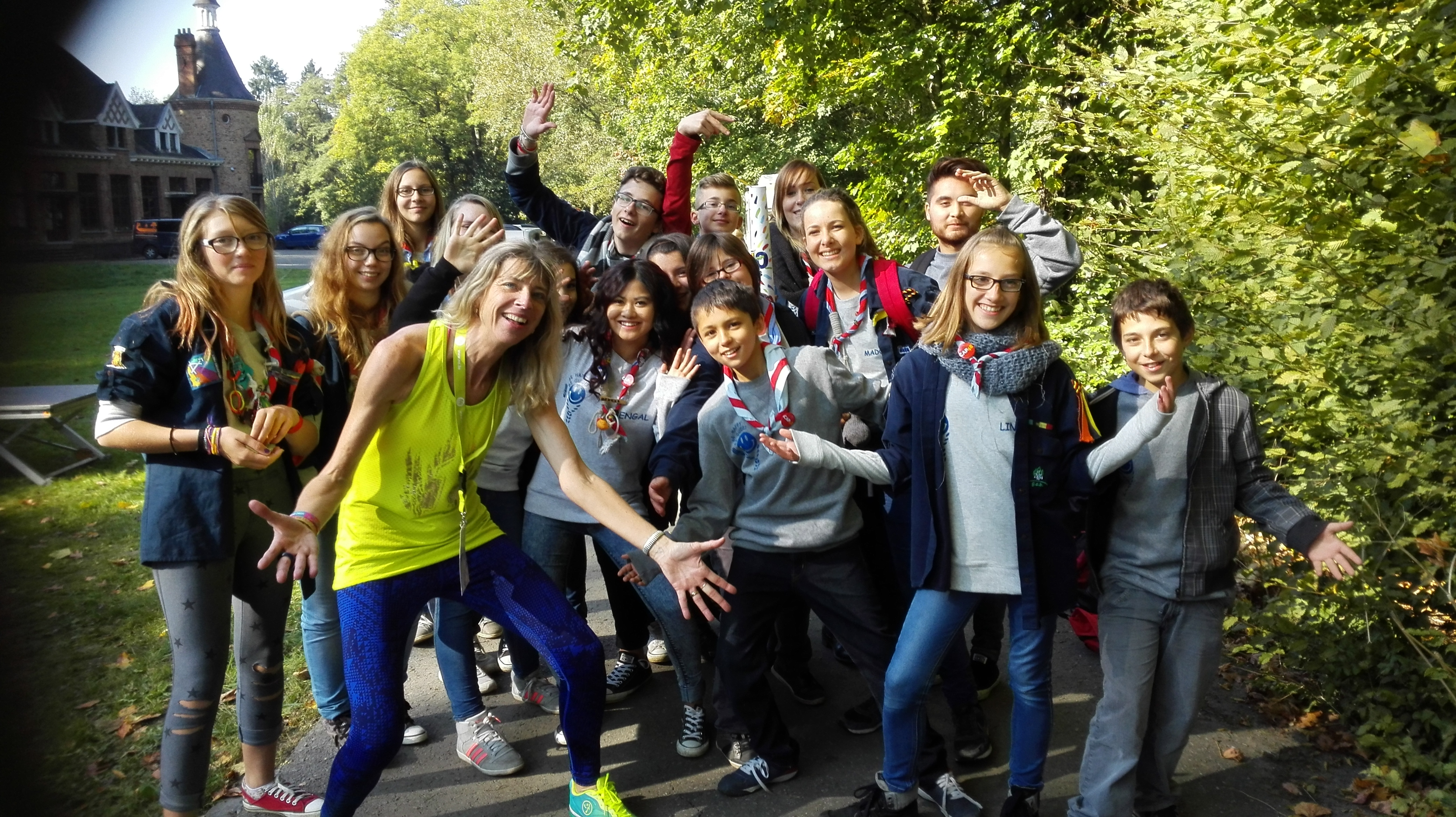 20151011 100 ans les guides animation zumba edwige 67 