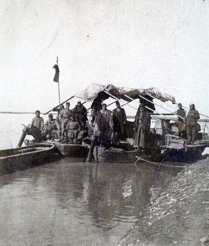 1922 mission fluiviale Euphrate Rakka