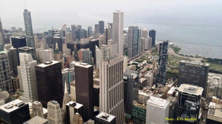 Chicago from Willis tower sitew