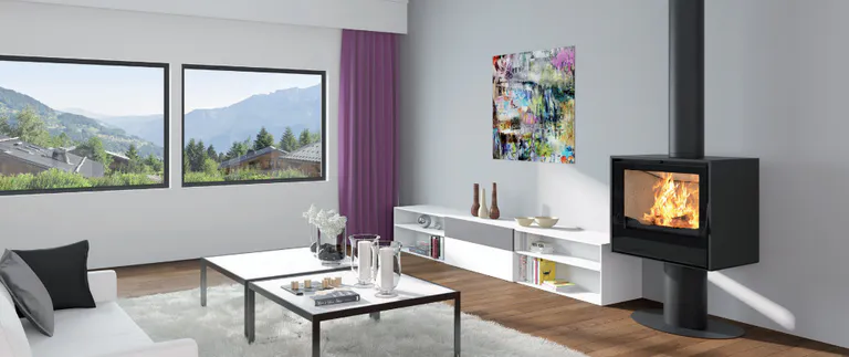 Poele i700p pied rond f