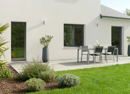 Amenagement exterieur terrasse jardin