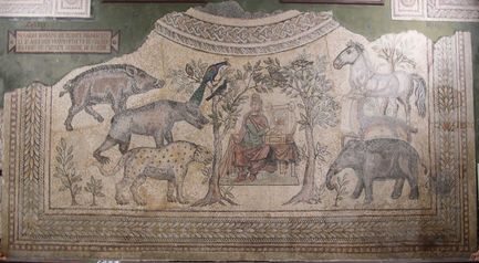 Mosaïque d'Orphée - Musée d'art et d'archéologie du Pays de Laon