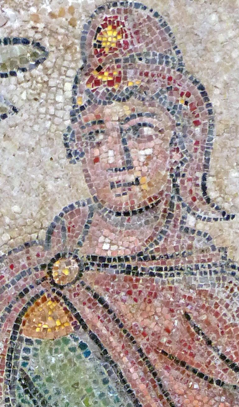 Mosaïque d'Orphée (détail) - Musée d'art et d'archéologie du Pays de Laon