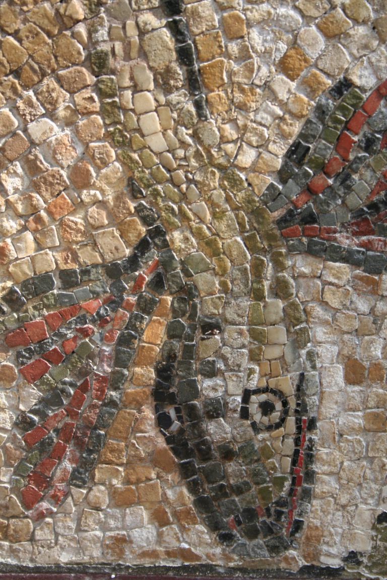 Mosaique d orphee laon detail 15 