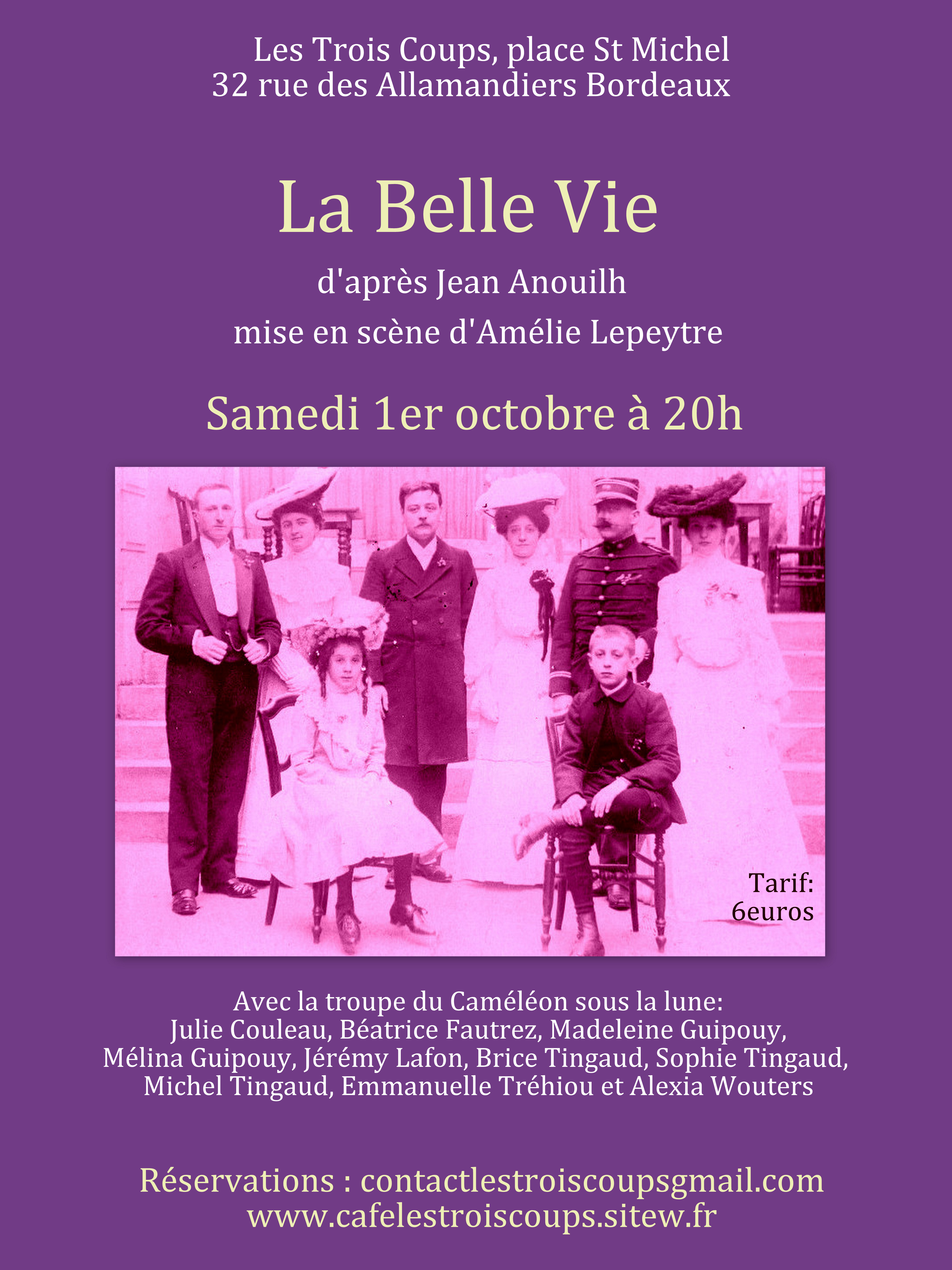 Affiche belle vie