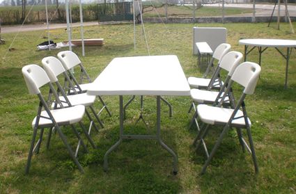 Table pliante camping plable