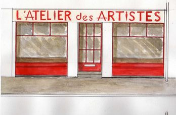 Atelier aquarel