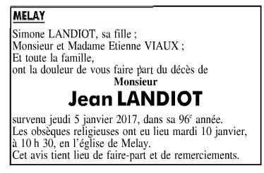 Deces Landiot Jean 1