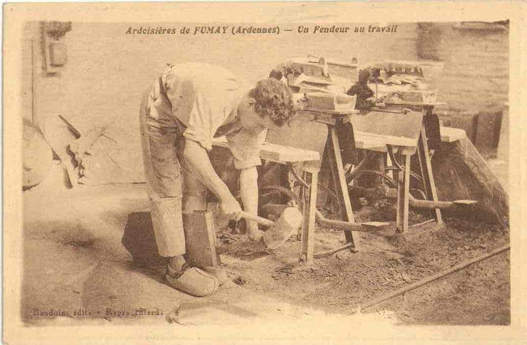 Fendeur au travail