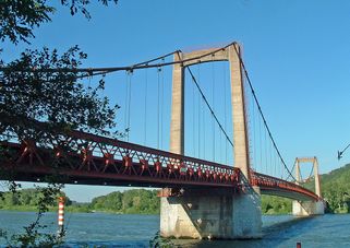 Pont suspendu de Viviers 1