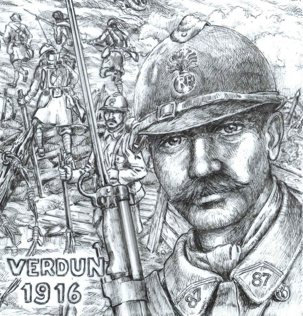 Soldat du 87eme 1916 VERDUN