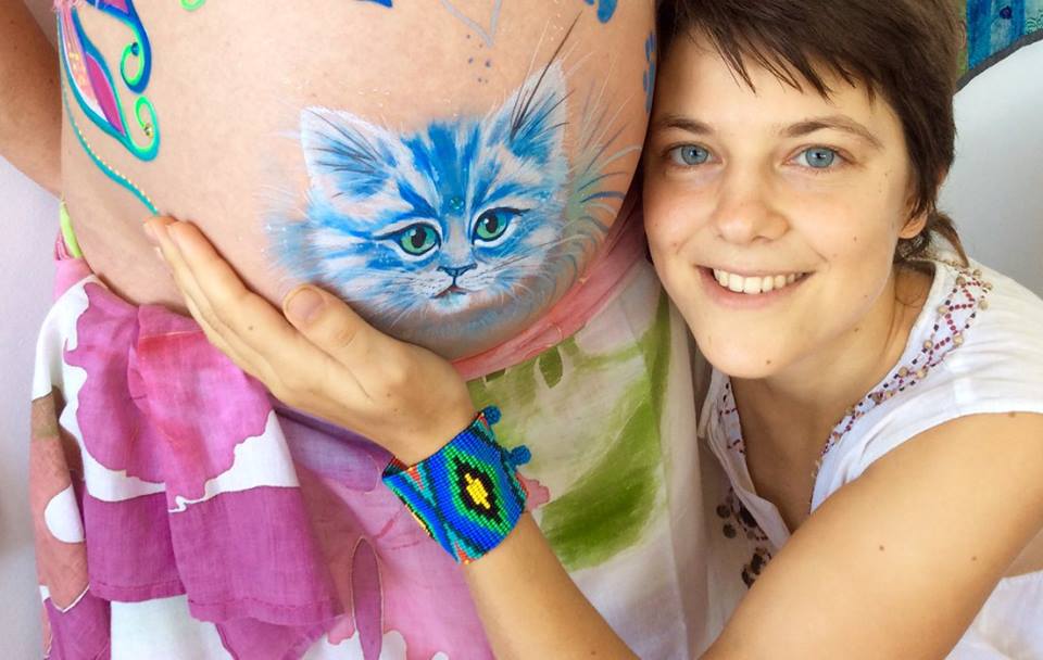 Belly painting keo