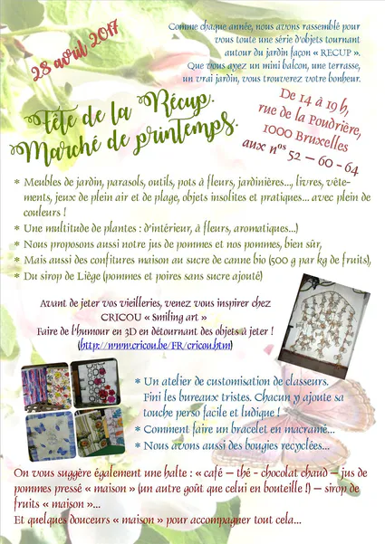 Fête de la Récup - Marché de Printemps