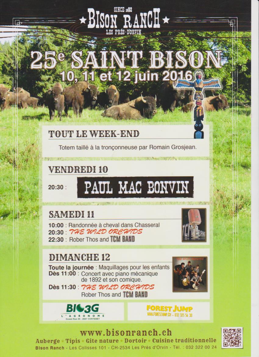Affiche concert bison ranch 11 12 juin 2016 001
