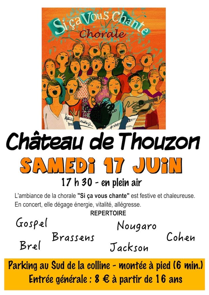 Affiche chateau de thouzon 17 06 2017