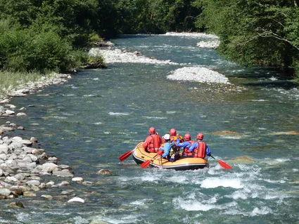 Rafting sur la bonne