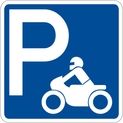 Picto parking motos