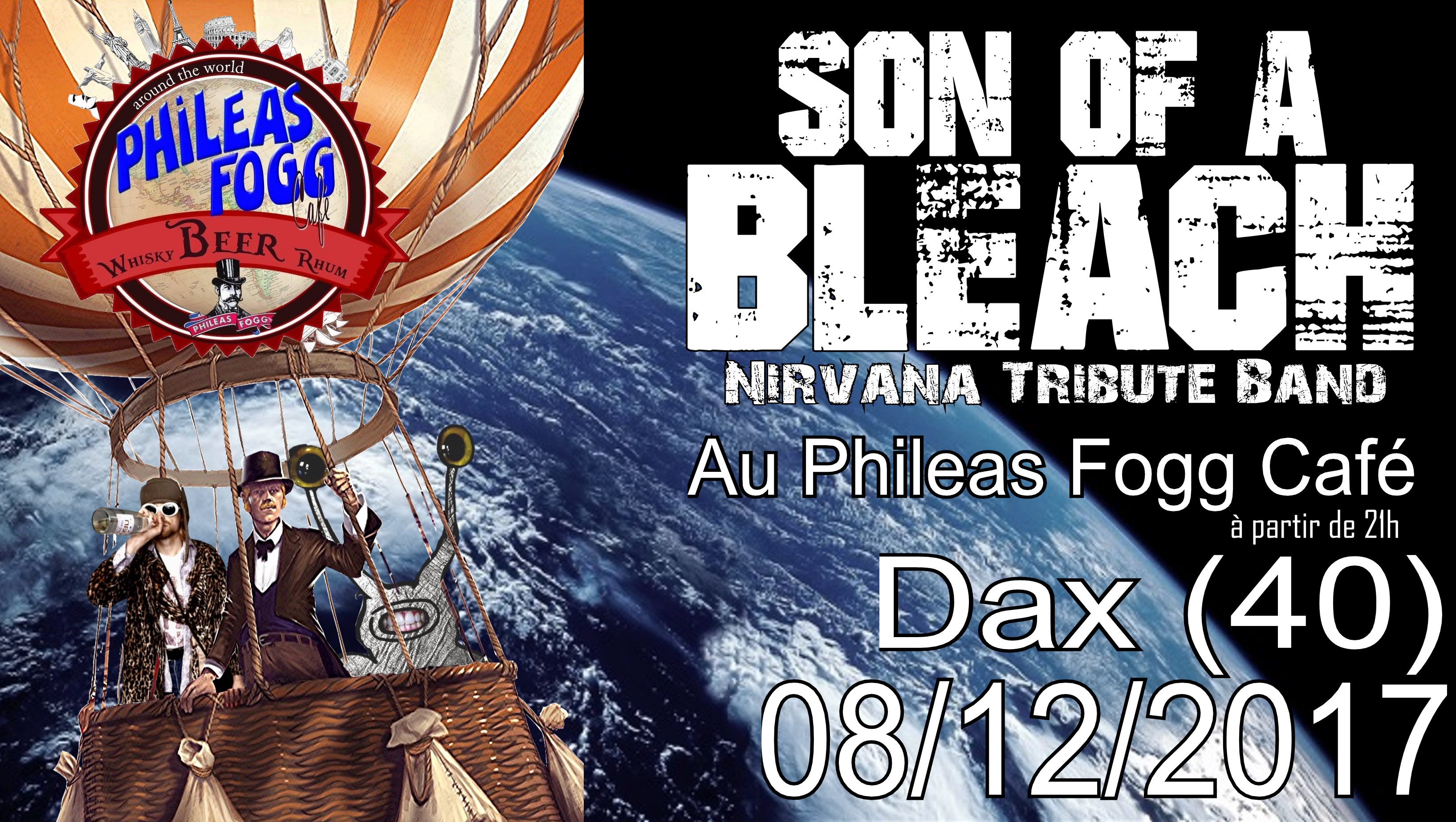 Affiche phileas fogg dax son of a bleach