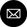 Nouveau symbole email de contour en bouton noir circulaire 318 68510