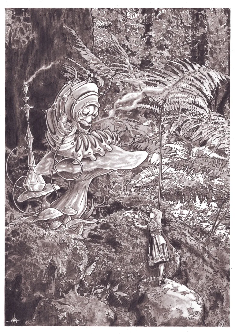 Alice et la chenille