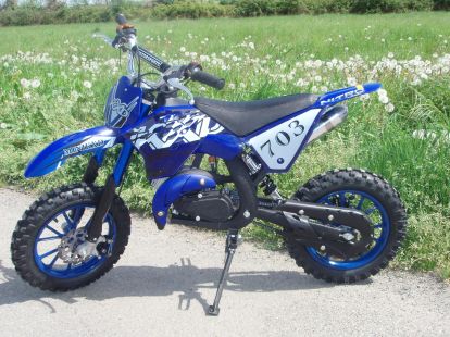 Moto kxd 50 bleu 1