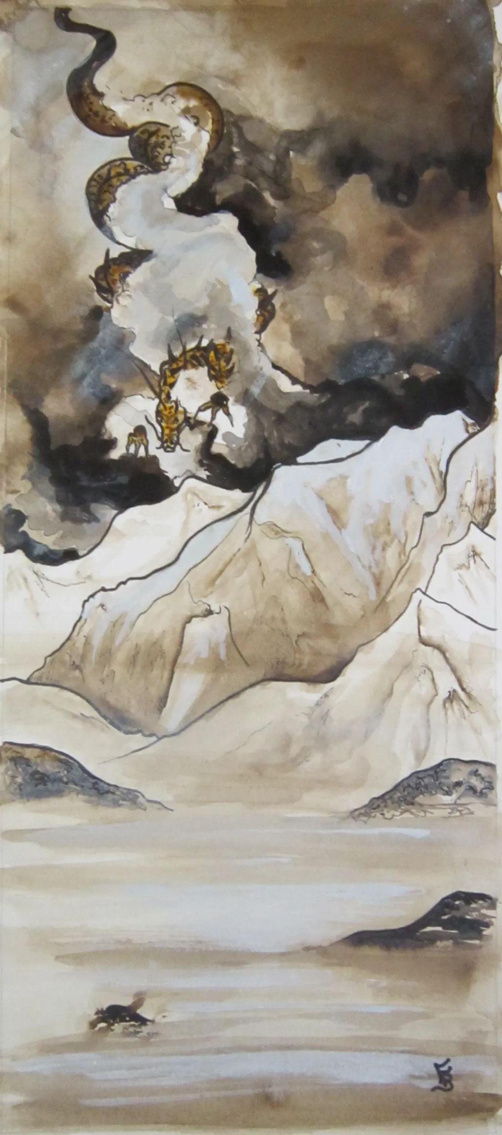 Mont blanc et dragon