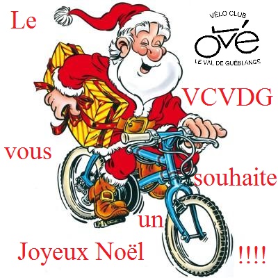 Sticker pere noel a velo 50 x70 cm 01