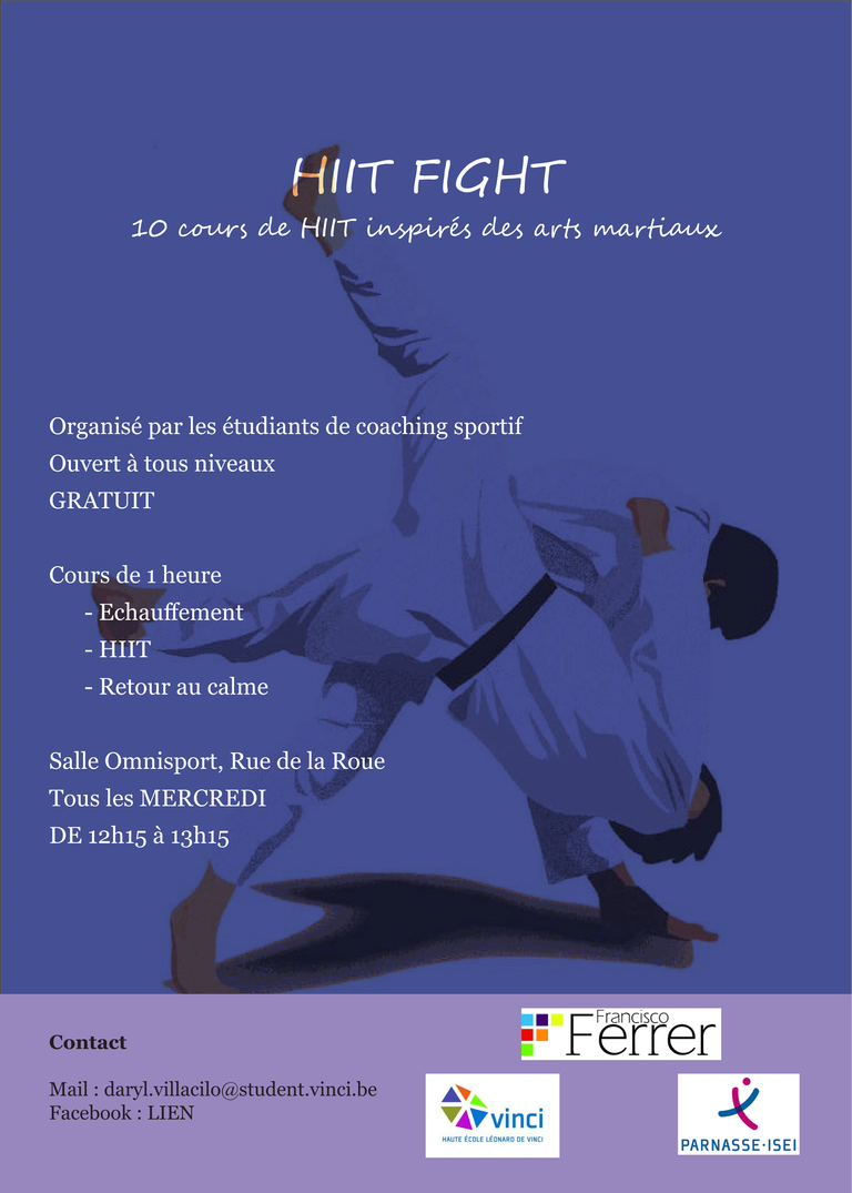 Groupe u affiche hiit fight 1