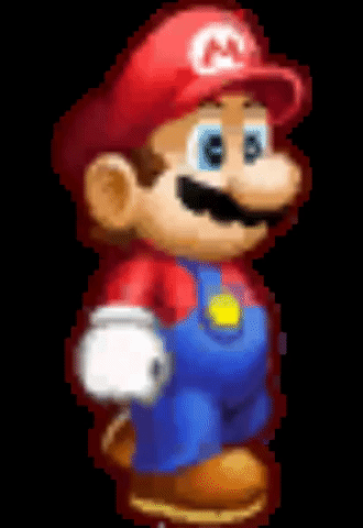 Animation de marche de Mario