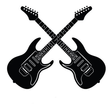 Guitars publicdomainvectors