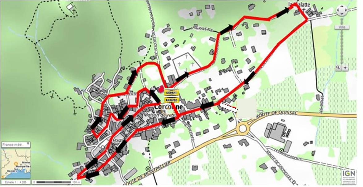 Parcours Corrida 2018