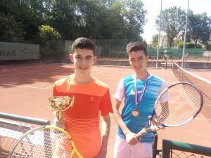 Rayan et Kentz, finalistes de l'épreuve 17/18ans garçons