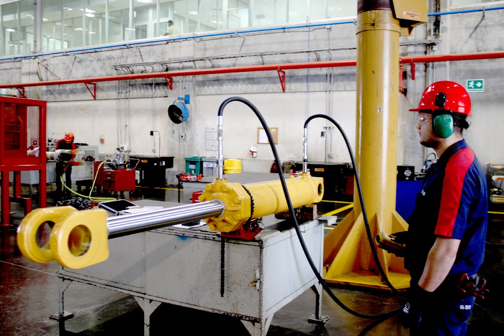 Banco de pruebas operario hydraulic systems