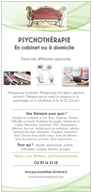 Flyer psychotherapie