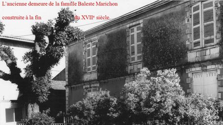 L ancienne demeure de la famille Baleste Marichon construite a la fin du XVIIe siecle 
