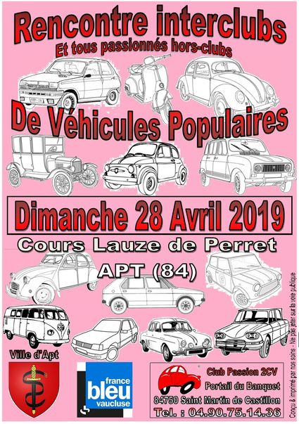 Vehicules populaires 2019