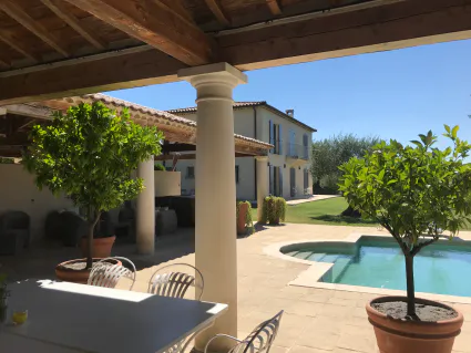 Piscine vue pool house1