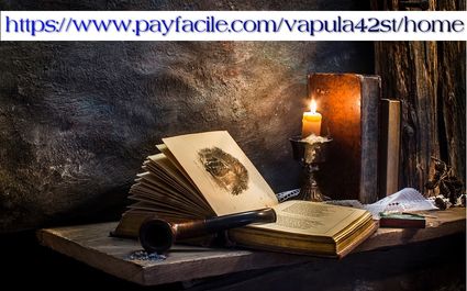 Room old book candle firelight retro style 1920x1200