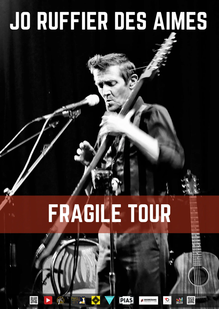 Affiche fragile tour logo